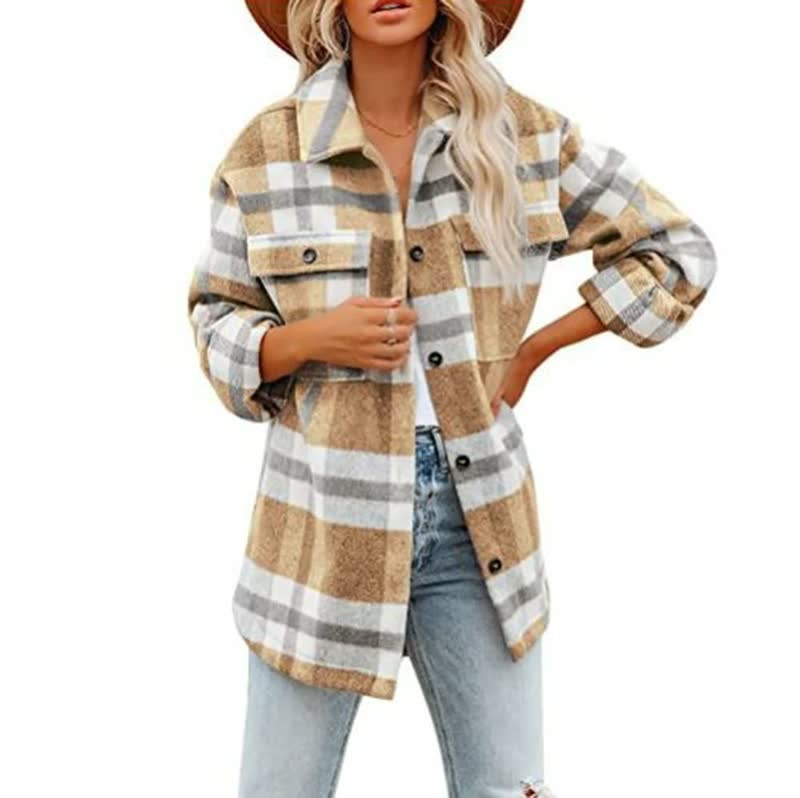 ComfyFlannel™: Comfortabele En Unieke Blouse Voor Dames 0