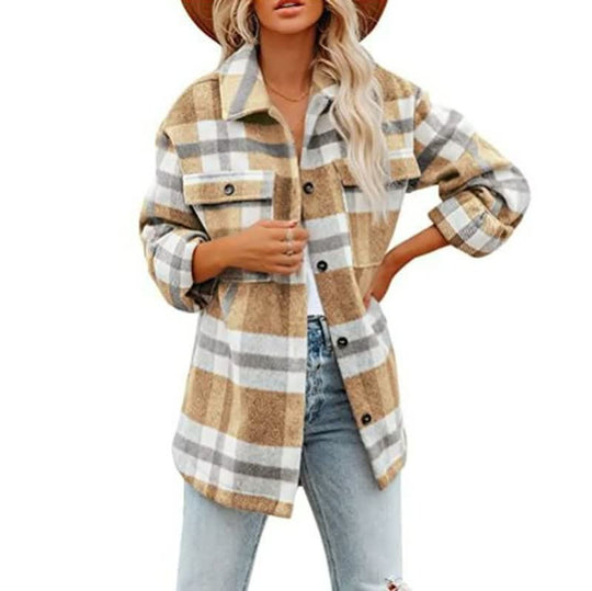 ComfyFlannel™: Comfortabele En Unieke Blouse Voor Dames 0