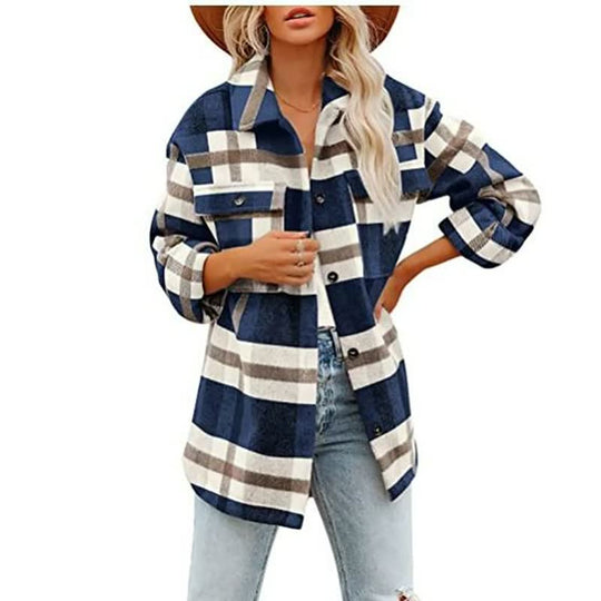 ComfyFlannel™: Comfortabele En Unieke Blouse Voor Dames 3