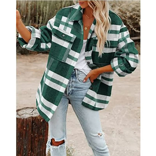 ComfyFlannel™: Comfortabele En Unieke Blouse Voor Dames 7