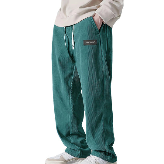 Corduroy Broek | Comfortabele Wijde Jogger Heren