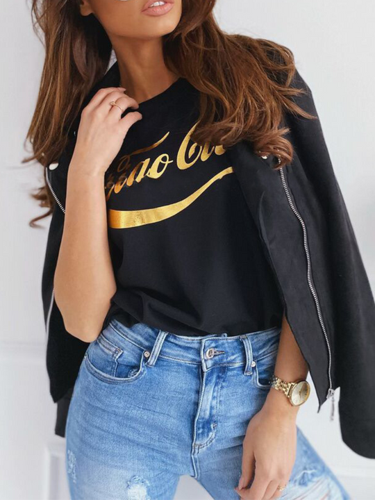 Cropped Jacke Damen | Reverskragen & Zipptaschen