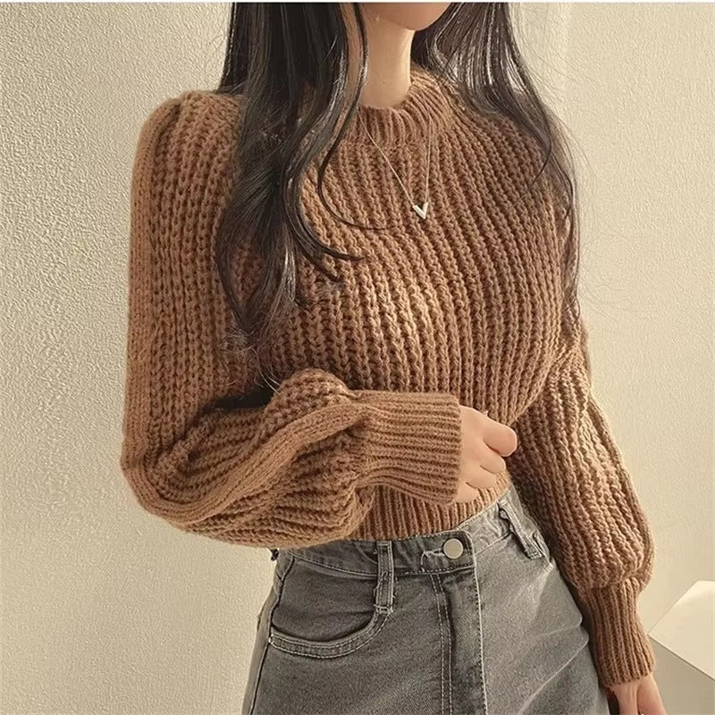 Cropped Pullover Damen | Lässiger Schnitt & Vielseitig Kombinierbar 3