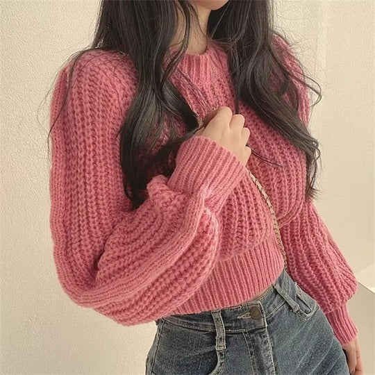 Cropped Pullover Damen | Lässiger Schnitt & Vielseitig Kombinierbar 5