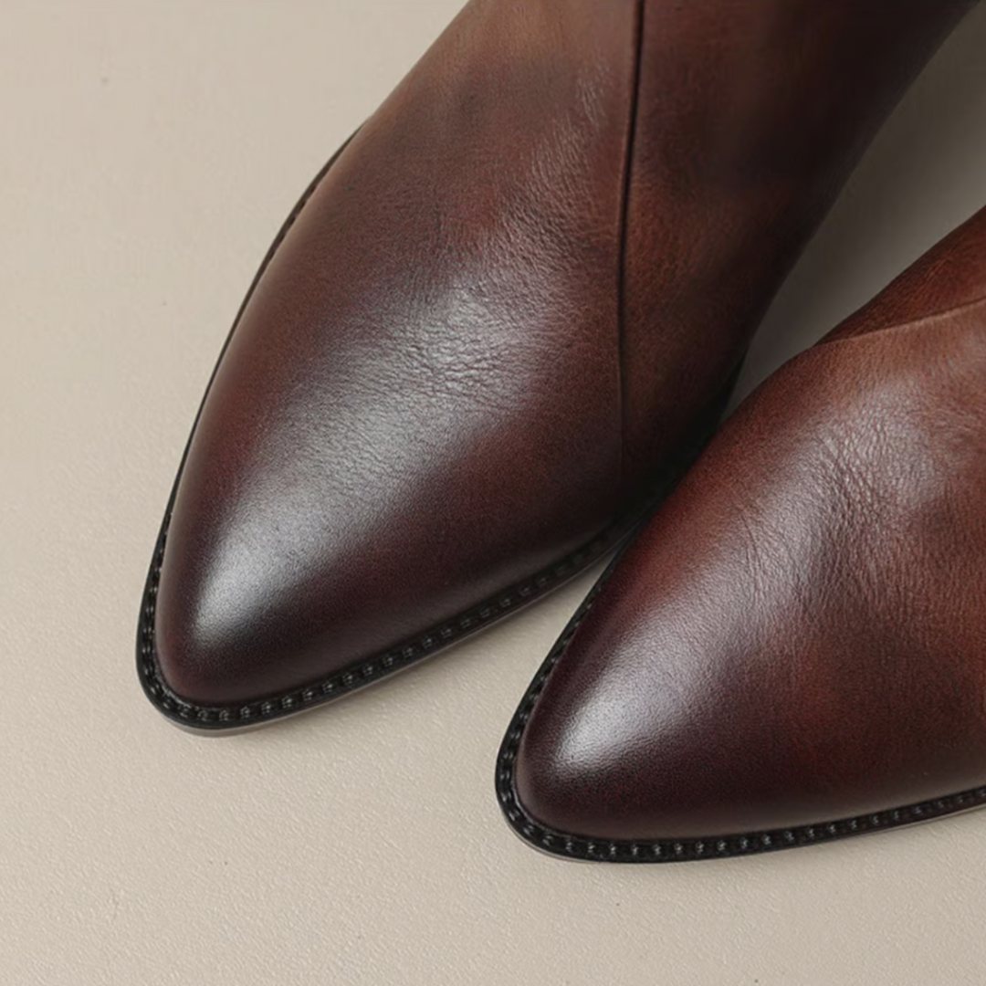 Stiefeletten Damen | Blockabsatz & Rutschfeste Sohle 9