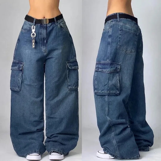 Baggy Jeans Damen | Cargotaschen & Weites Bein 4