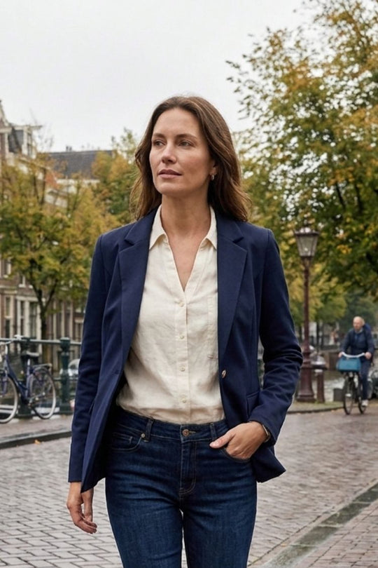 Blazer Damen | Taillierte Silhouette & Reverskragen 17