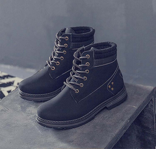Damen Winterstiefel Sneaker-Optik Plüschfütterung Warm 11