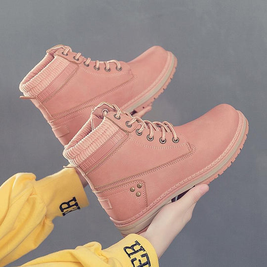 Damen Winterstiefel Sneaker-Optik Plüschfütterung Warm 2
