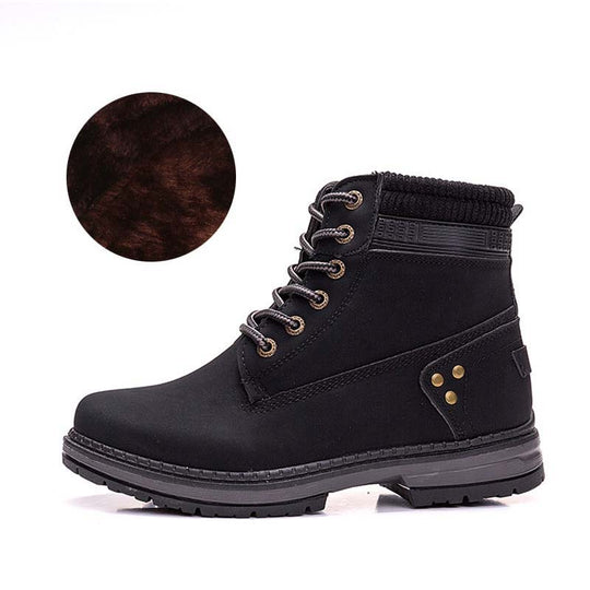 Damen Winterstiefel Sneaker-Optik Plüschfütterung Warm 6