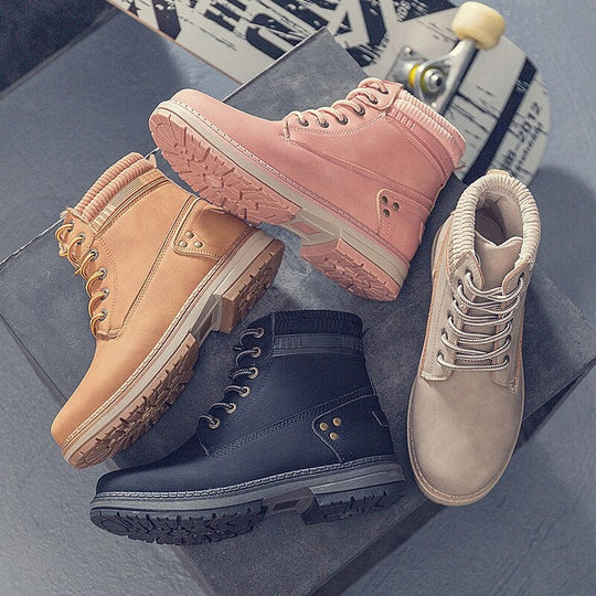 Damen Winterstiefel Sneaker-Optik Plüschfütterung Warm 7