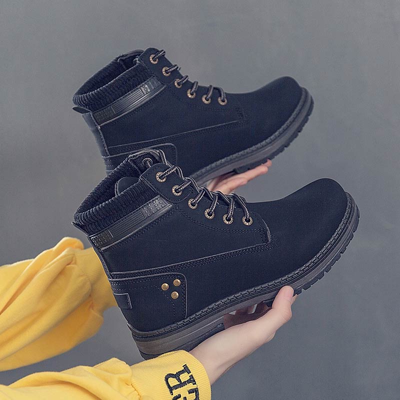 Damen Winterstiefel Sneaker-Optik Plüschfütterung Warm 9