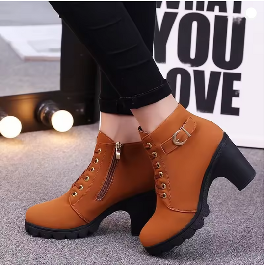 Catherine | Schwarze Stiefel Damen Elegante Kurzstiefel 9