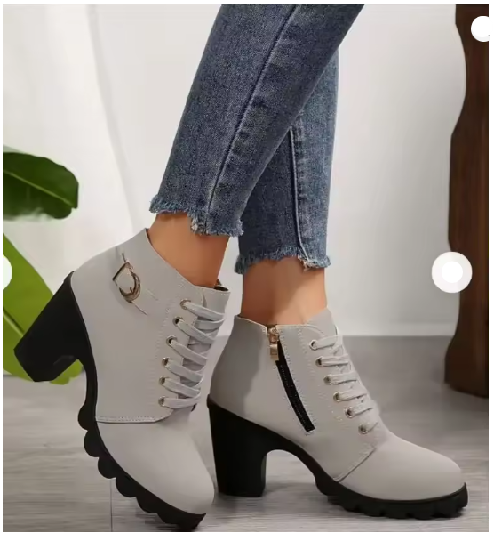 Catherine | Schwarze Stiefel Damen Elegante Kurzstiefel 10