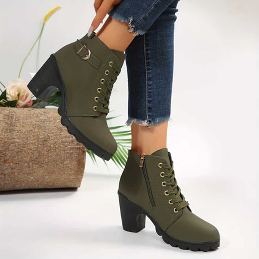 Catherine | Schwarze Stiefel Damen Elegante Kurzstiefel 8