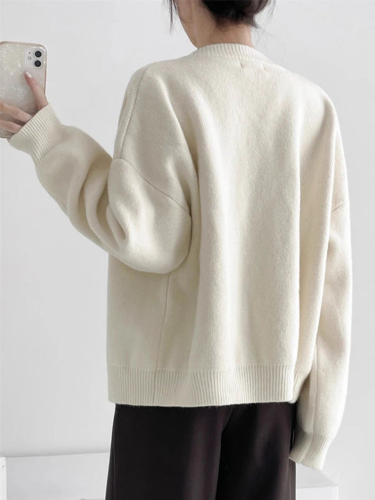 Strick-Cardigan Damen | Lockere Passform & Ein-Knopf-Verschluss 6
