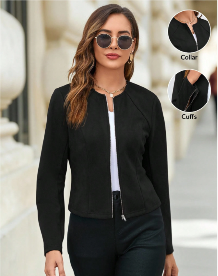 Jacke Damen | Taillierter Schnitt & Reißverschluss 27