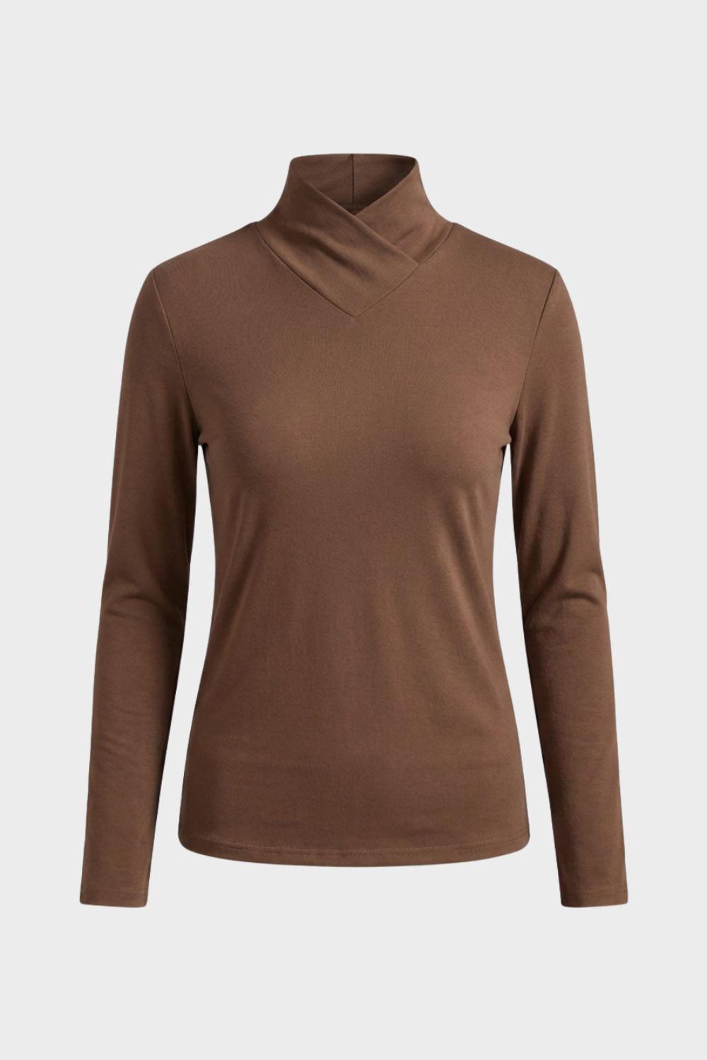Langarmshirt Damen | Stehkragen & V-Ausschnitt 6