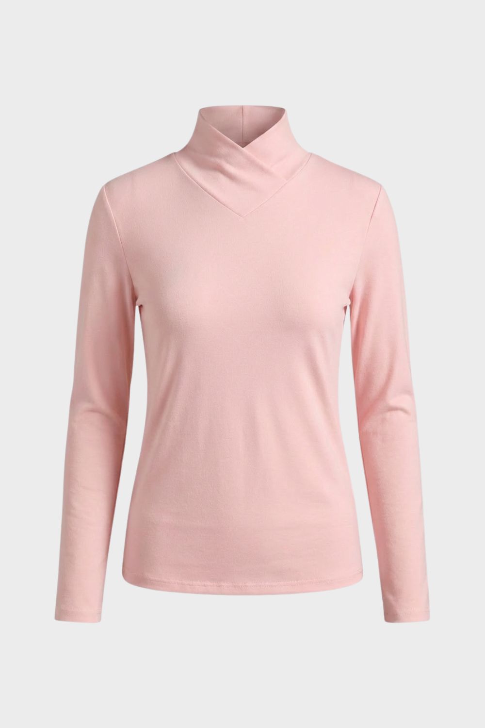 Langarmshirt Damen | Stehkragen & V-Ausschnitt 7