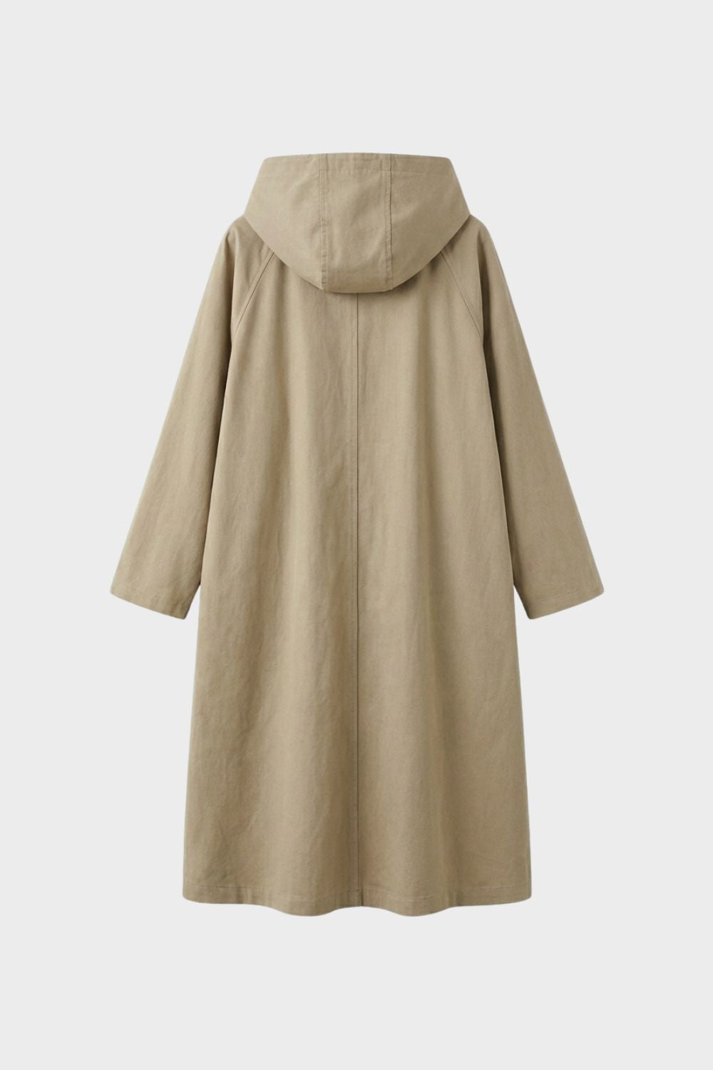 Damen Mantel Kapuze Knopfleiste Taschen Freizeit Herbst 3