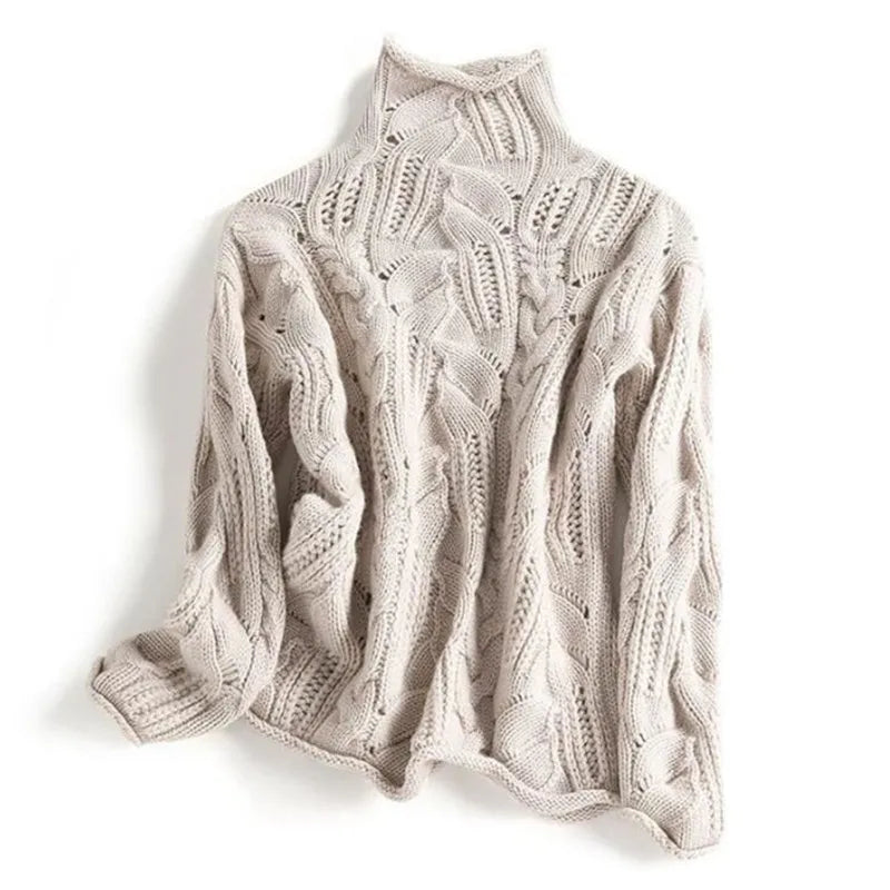 Damen Pullover figurschmeichelnd formstabil Feinstrick mit Struktur