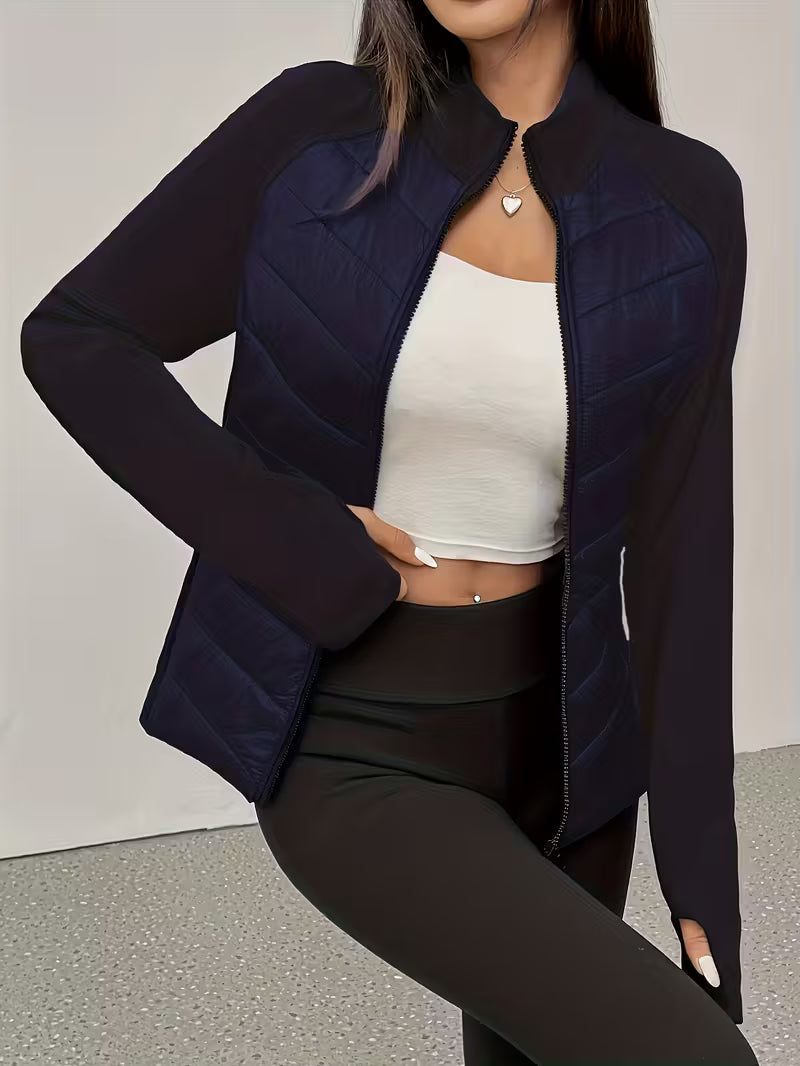 Übergangsjacke Damen Slim Fit | Steppjacke mit Stehkragen 4