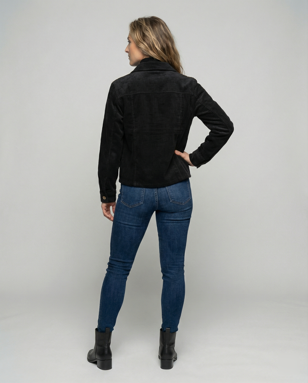 Damen Übergangsjacke Vintage Stil Elegant 2