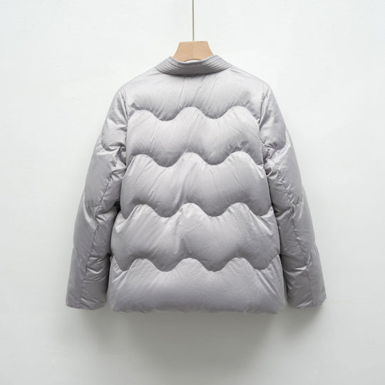 Voluminöse Steppjacke Damen | Elegante Taillierte Jacke 1