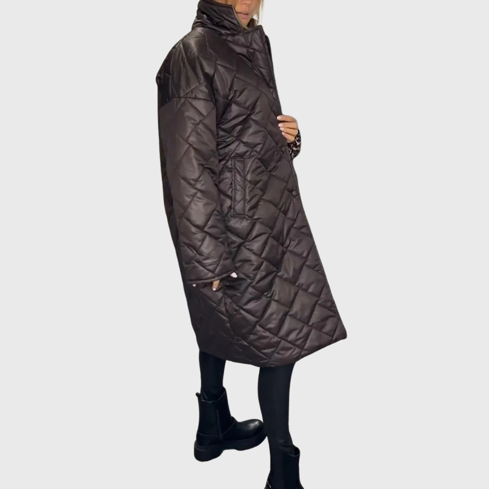 Wendbare Steppjacke Damen | Lange Jacke für kalte Tage 4