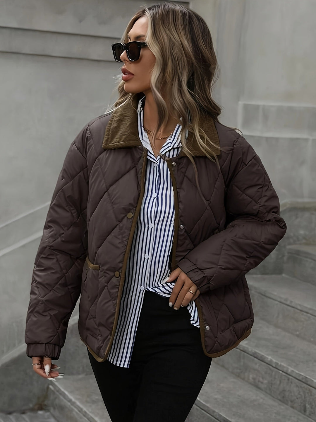 Winddichte Steppjacke Damen | Übergangsjacke für Alltag 2