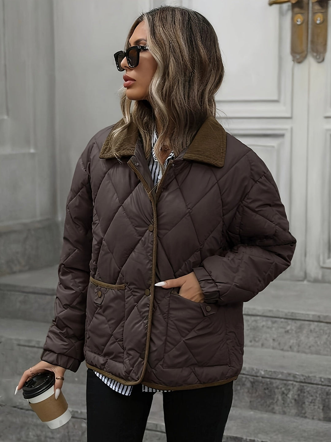 Winddichte Steppjacke Damen | Übergangsjacke für Alltag 0