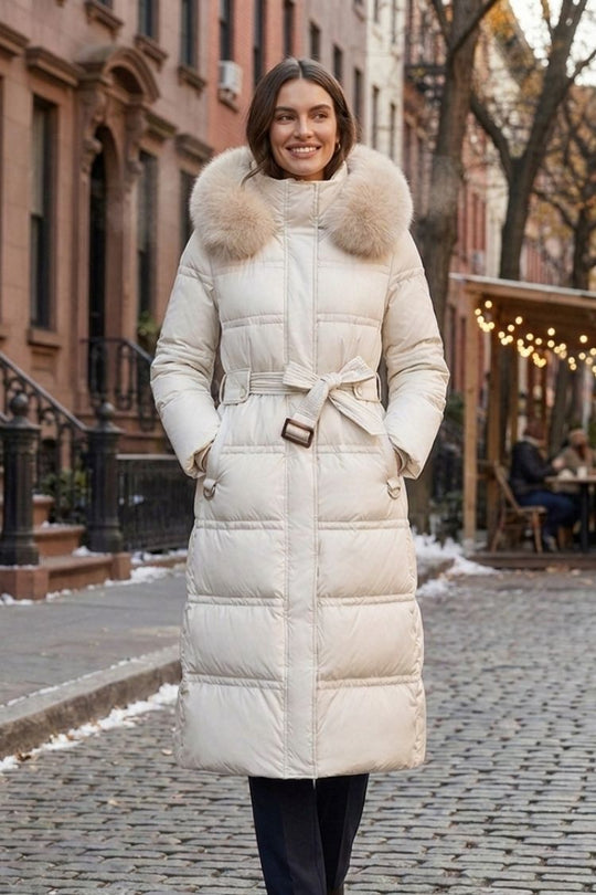 Damen Steppmantel Taillierte Kapuzenjacke Steppjacke 10