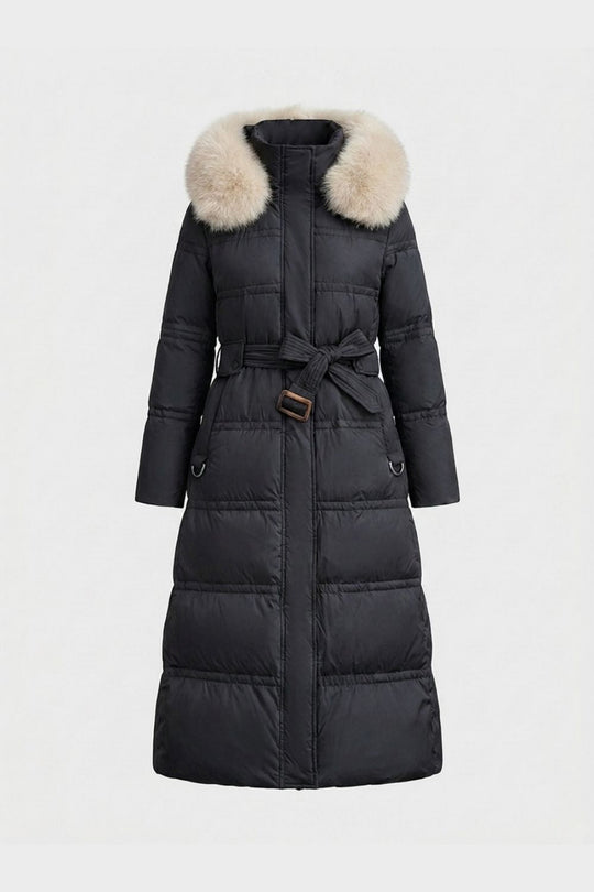 Damen Steppmantel Taillierte Kapuzenjacke Steppjacke 5