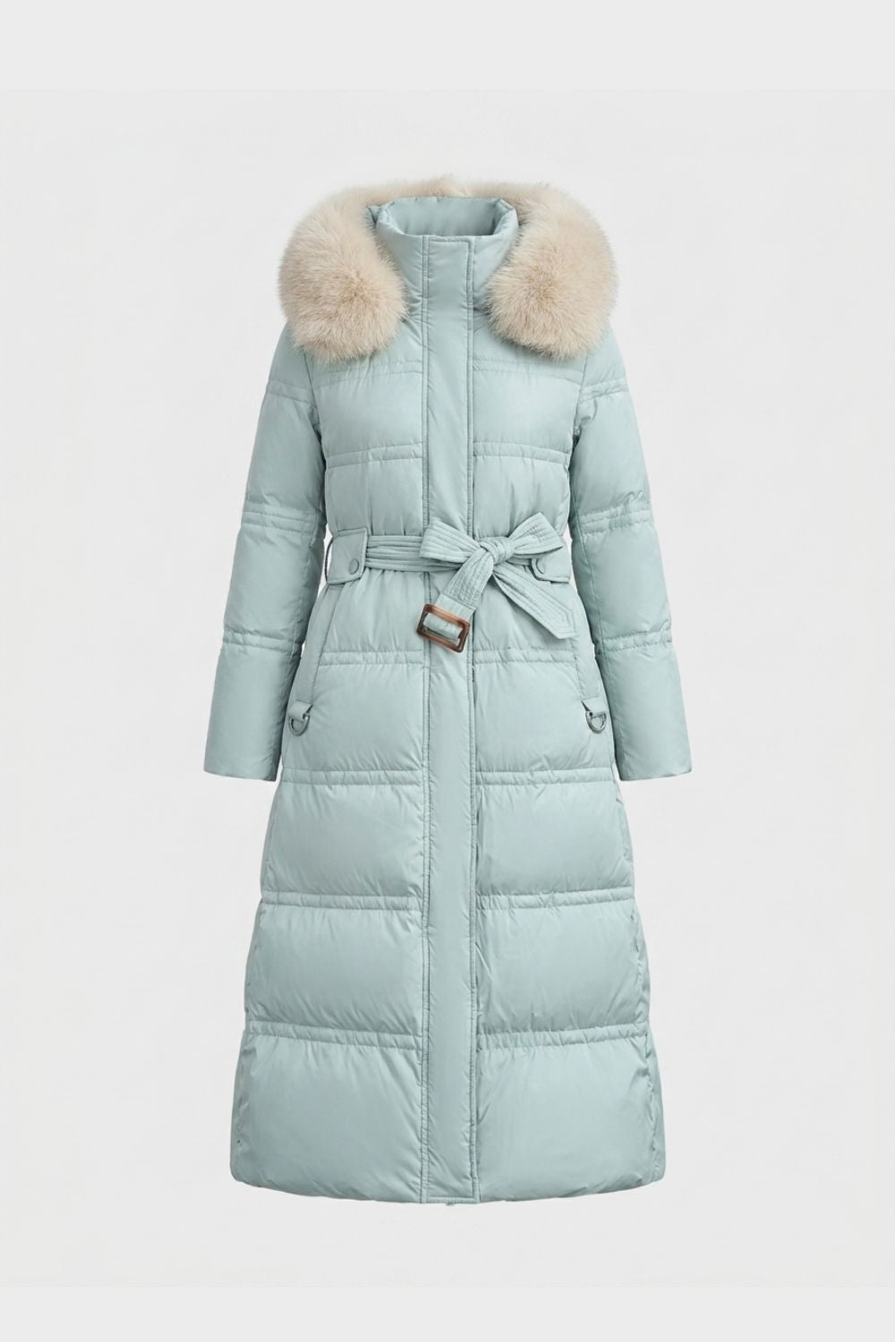 Damen Steppmantel Taillierte Kapuzenjacke Steppjacke 6