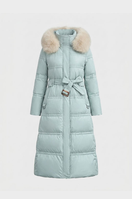 Damen Steppmantel Taillierte Kapuzenjacke Steppjacke 6