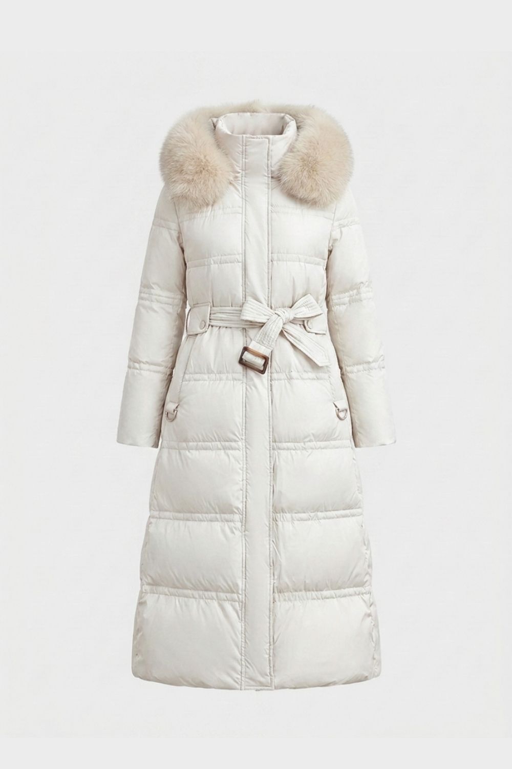 Damen Steppmantel Taillierte Kapuzenjacke Steppjacke 7
