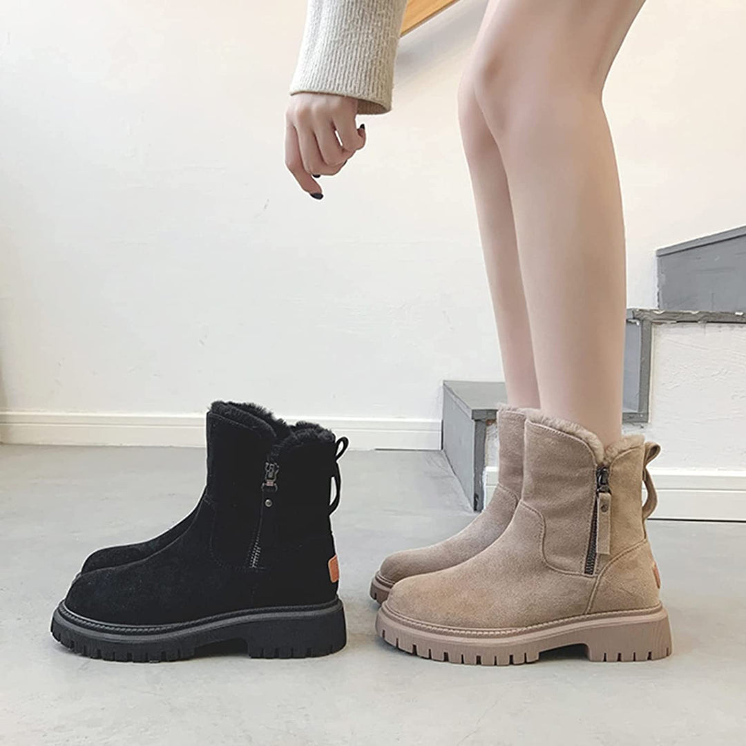 Damen Winterstiefel Rutschfest Warm Gefüttert Boots 3