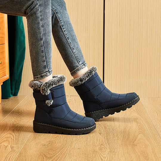 Damen Winterschuhe leicht gepolstert Fußgewölbe-Stütze mit Fersensohle