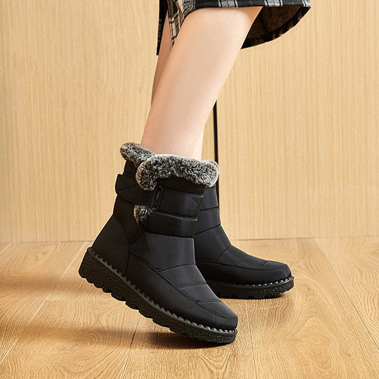 Damen Winterschuhe leicht gepolstert Fußgewölbe-Stütze mit Fersensohle