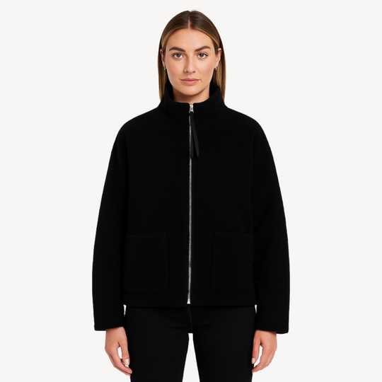 Damen Fleecejacke mit Reißverschluss | Bequeme Zip-Up Jacke 2