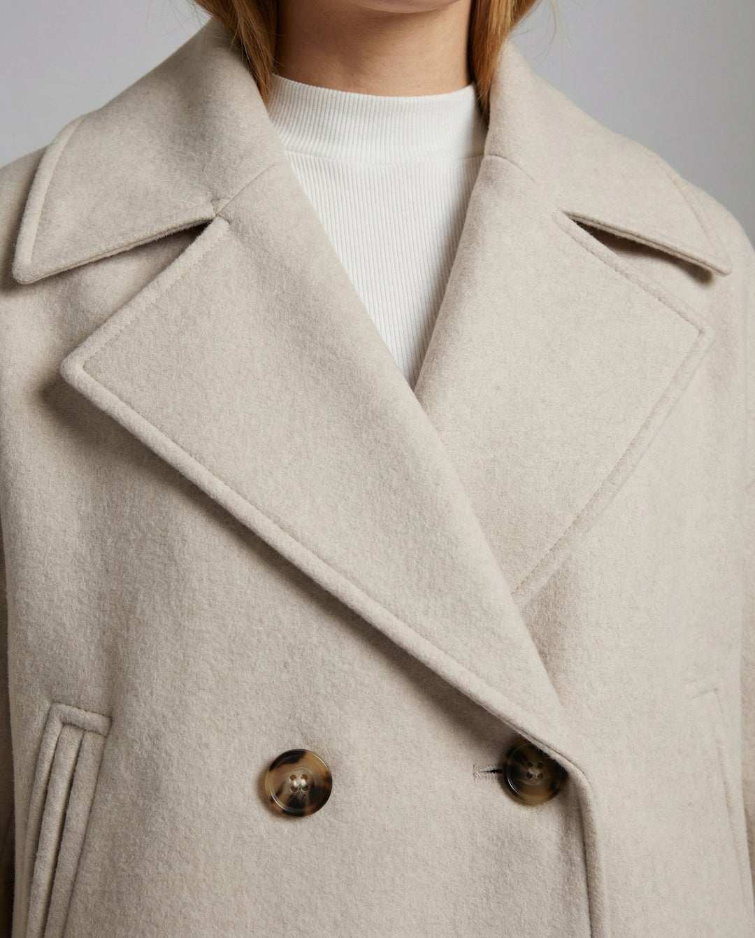 Damen Jacke Kurzschnitt | Zweireihige Modejacke 8