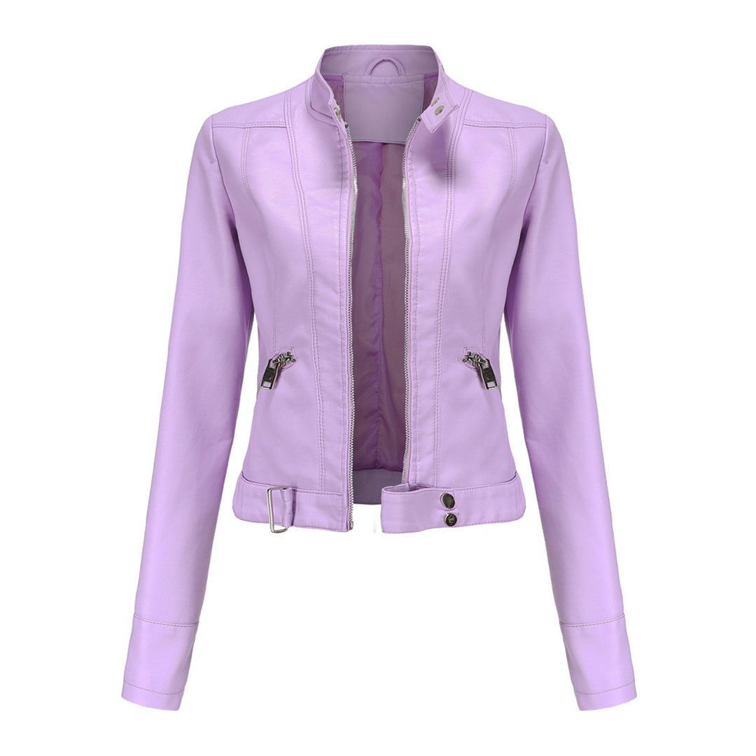 Damen Lederjacke Marlene | Klassische Figurbetonte Jacke 5