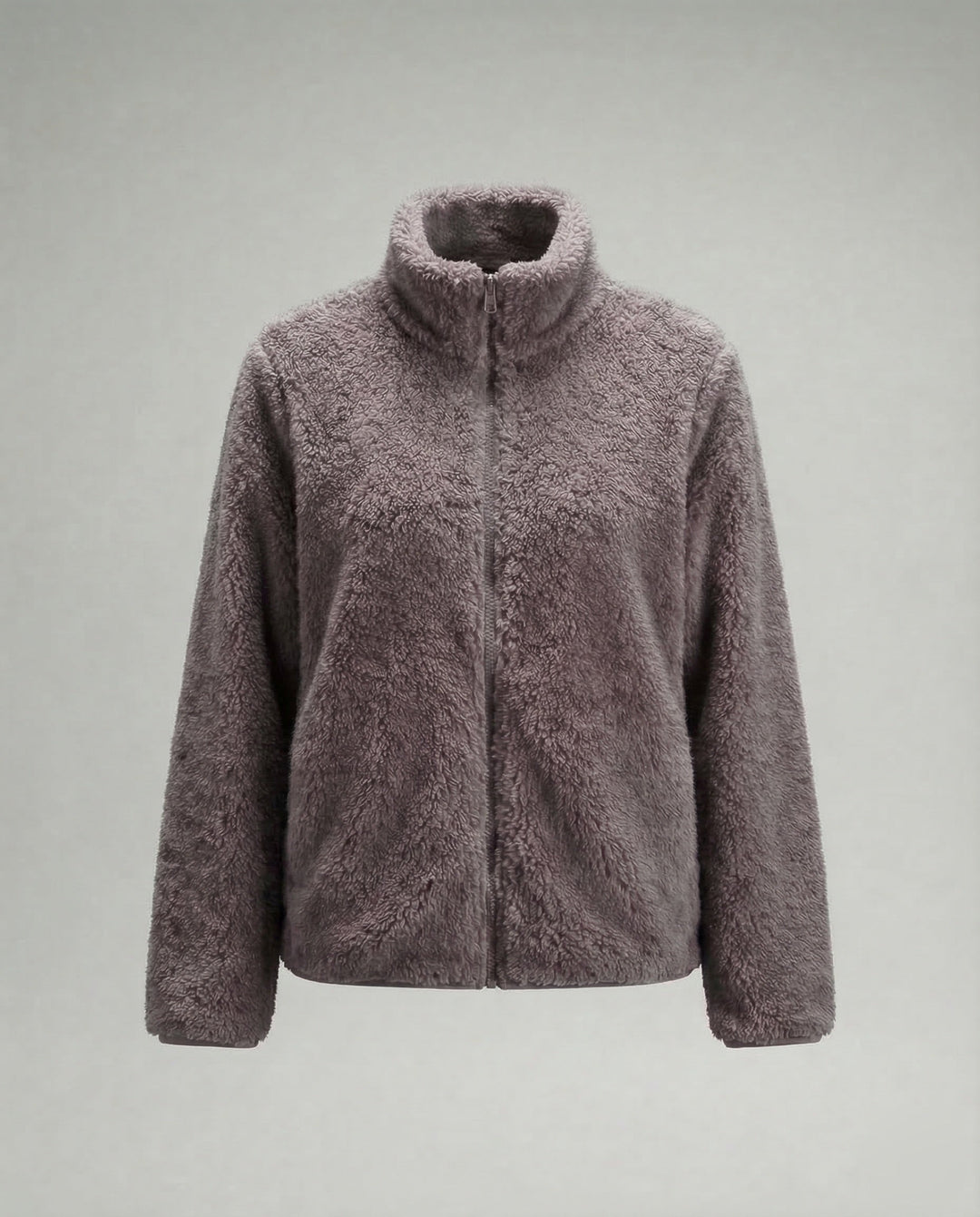 Damen Plüsch-Fleecejacke | Flauschige Übergangsjacke 11