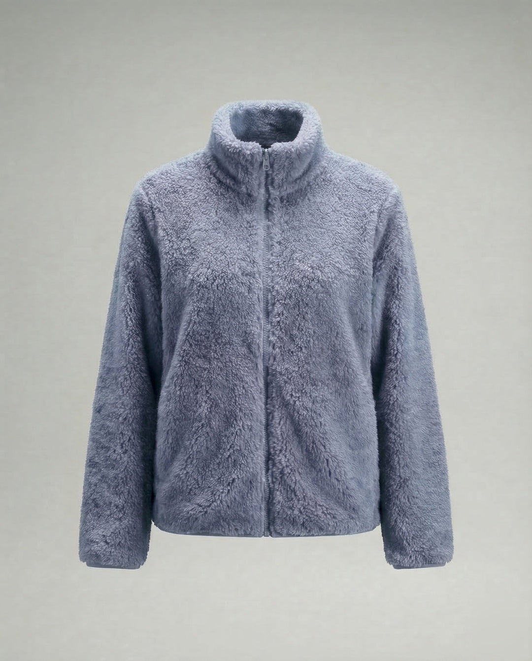 Damen Plüsch-Fleecejacke | Flauschige Übergangsjacke 13