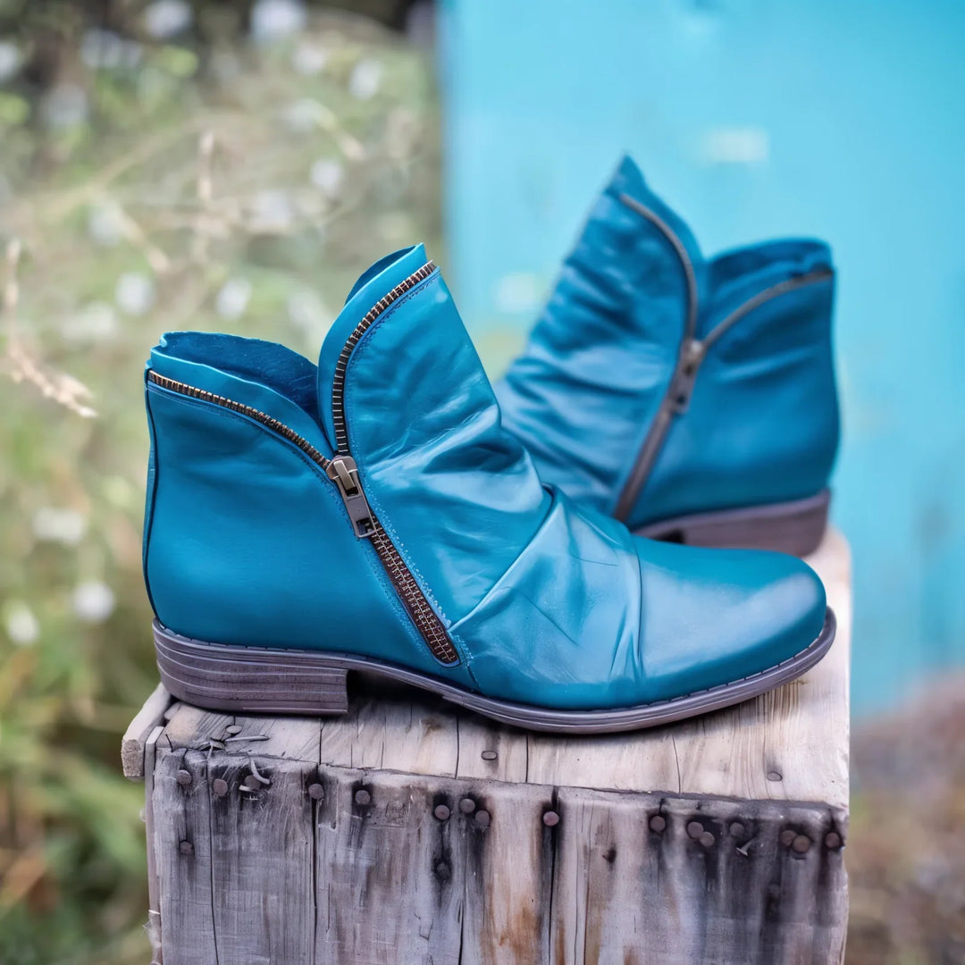 Damen Stiefeletten Schwarz Mit Reißverschluss | Knöchelhoch 1