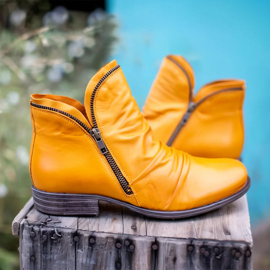 Damen Stiefeletten Schwarz Mit Reißverschluss | Knöchelhoch 2