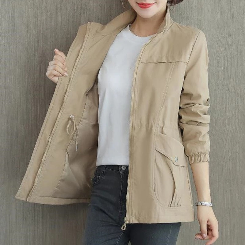 Damen Übergangsjacke Marielle | Stehkragen Casual Jacke 3