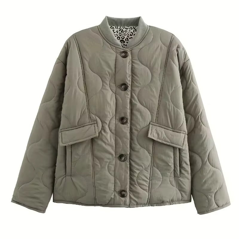Damenjacke Narela | Figurbetonte Jacke mit Leopardenfutter 5