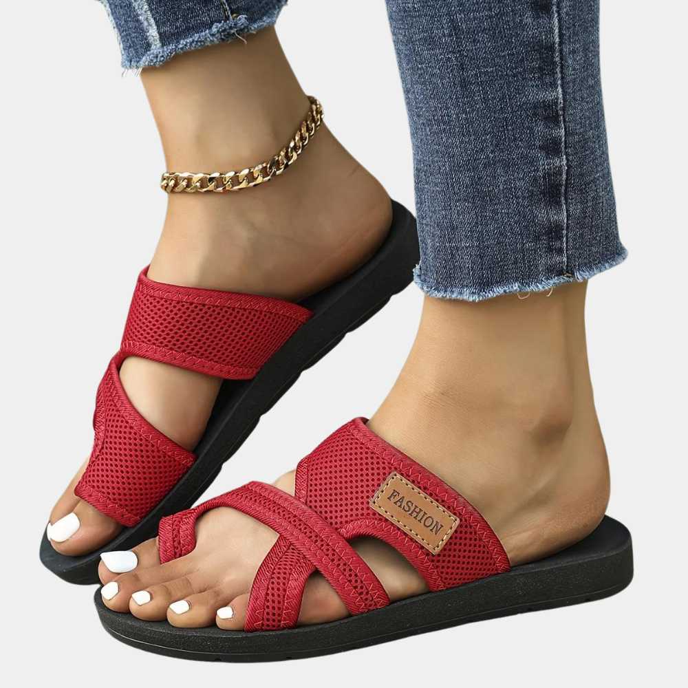 Atmungsaktive Slip-on-Sandalen Damen - Ivona 1