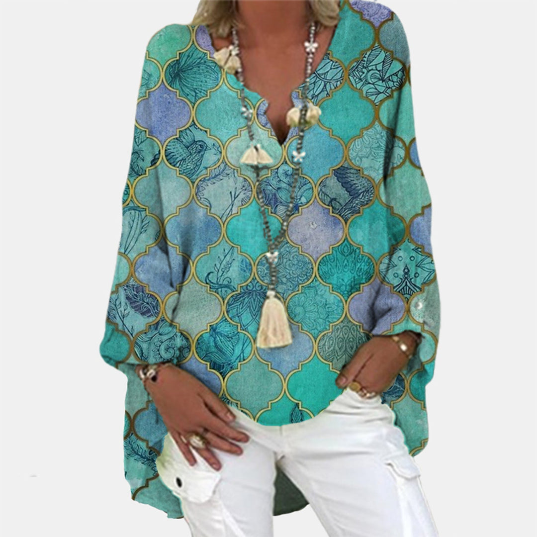 Dames Blouse | Losvallende Pasvorm & Verzorgde Uitstraling